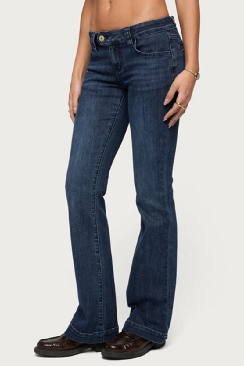 Edikted Roccio Low Rise Bootcut Jean