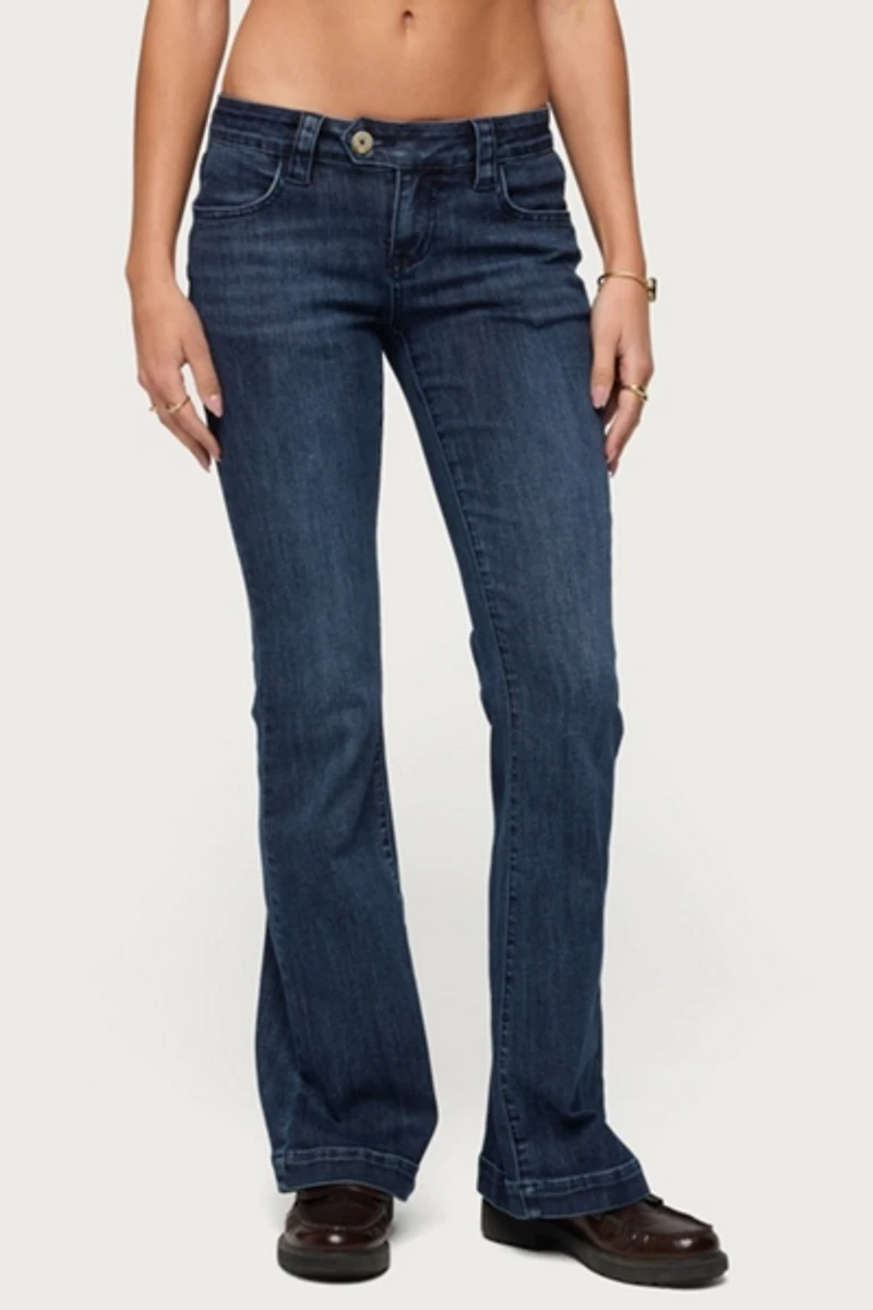 Edikted Roccio Low Rise Bootcut Jean