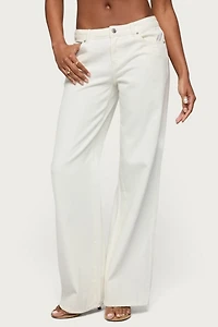 Edikted Tall Roman Low Rise Baggy Jean