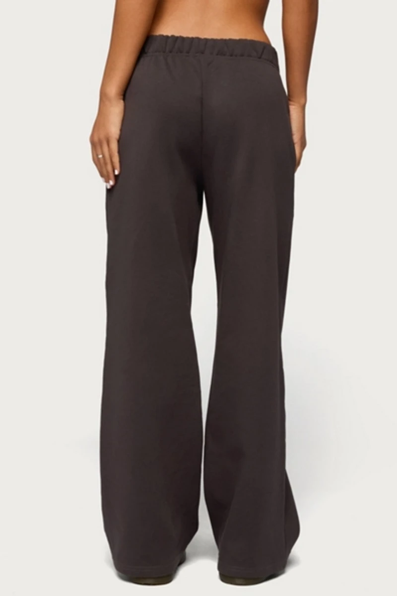Edikted Basic Girl Wide Leg Sweatpants