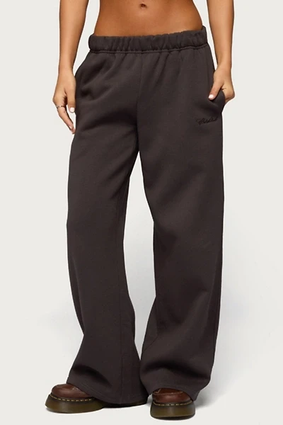 Edikted Basic Girl Wide Leg Sweatpants