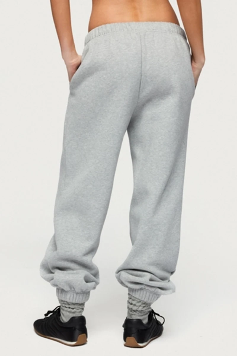 Edikted Petite Clark Oversized Sweatpants