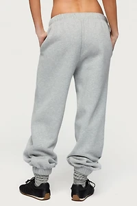 Edikted Petite Clark Oversized Sweatpants