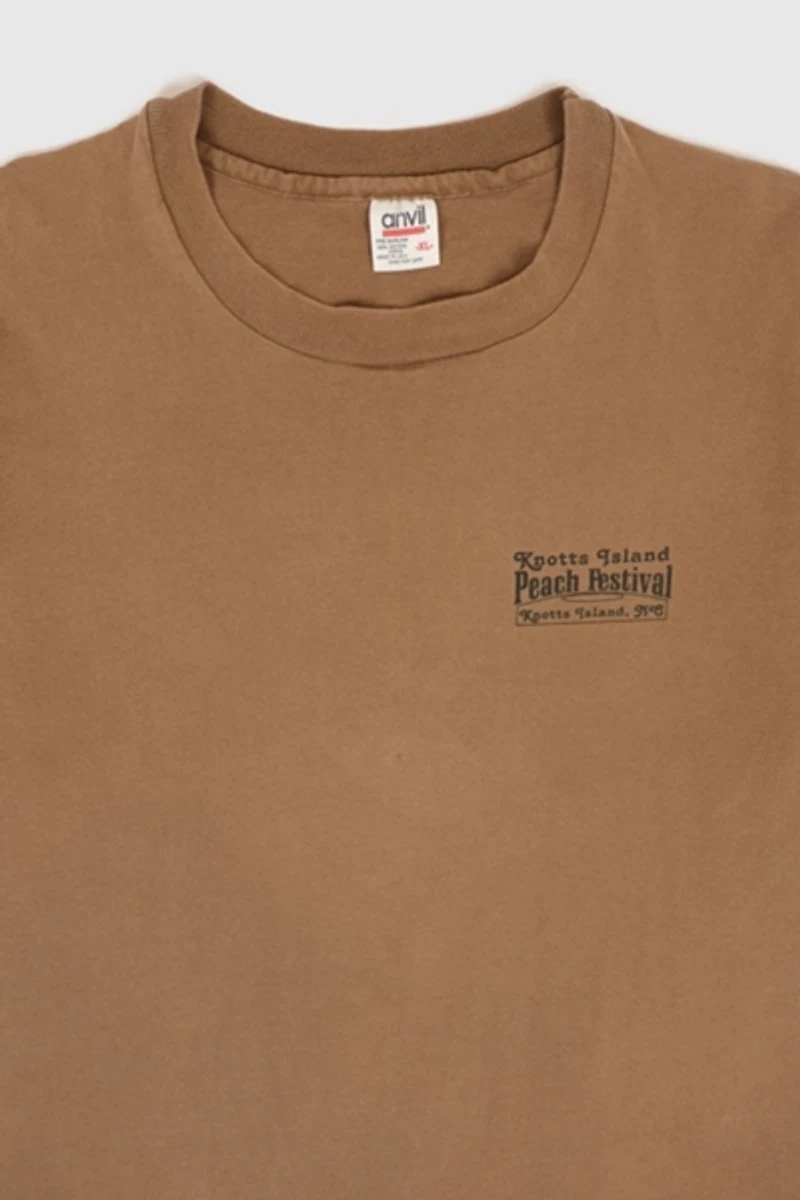 Vintage Knotts Island 1996 Peach Festival Tee