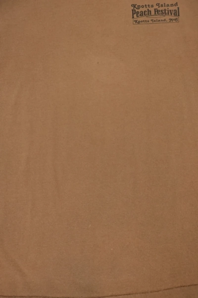 Vintage Knotts Island 1996 Peach Festival Tee