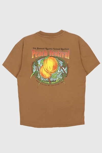 Vintage Knotts Island 1996 Peach Festival Tee