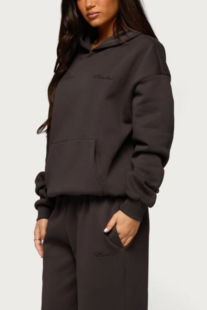 Edikted Basic Girl Oversized Hoodie