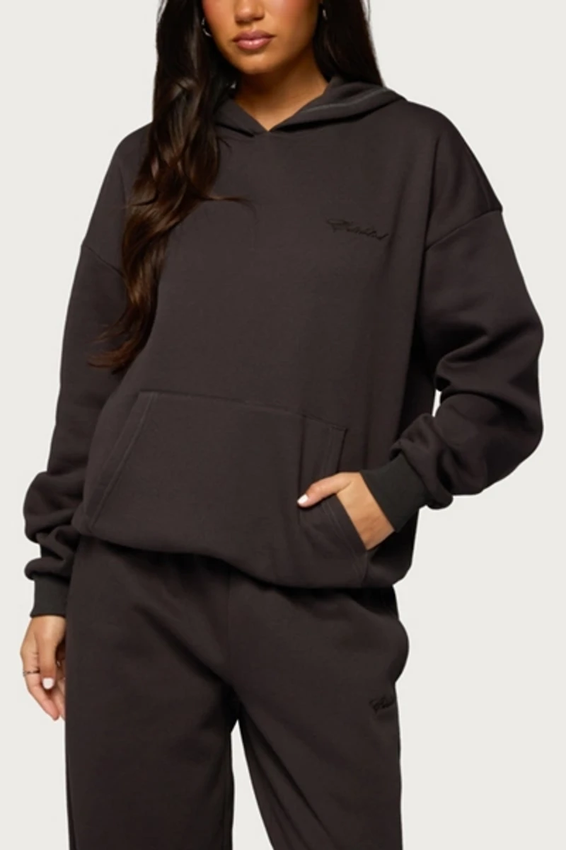 Edikted Basic Girl Oversized Hoodie