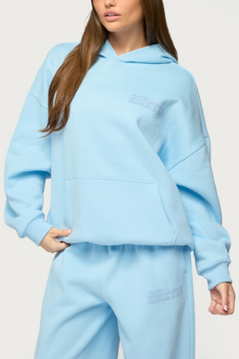 Edikted Pastel Edit Oversized Hoodie