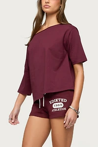 Edikted Athlete Contrast Micro Shorts