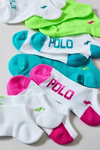 Polo Ralph Lauren Cushioned No Show Socks 6-Packs