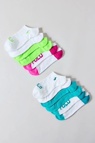 Polo Ralph Lauren Cushioned No Show Socks 6-Packs