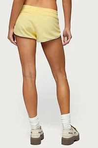 Edikted Madilyn Terry Cloth Shorts