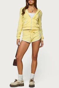 Edikted Madilyn Terry Cloth Shorts