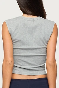Edikted Balentina V Neck Tank Top