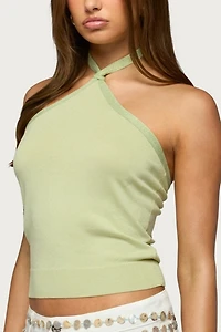 Edikted Paradiso Knit Halter Top