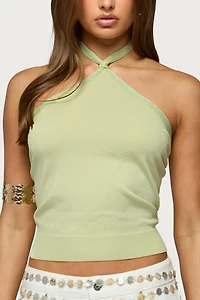 Edikted Paradiso Knit Halter Top
