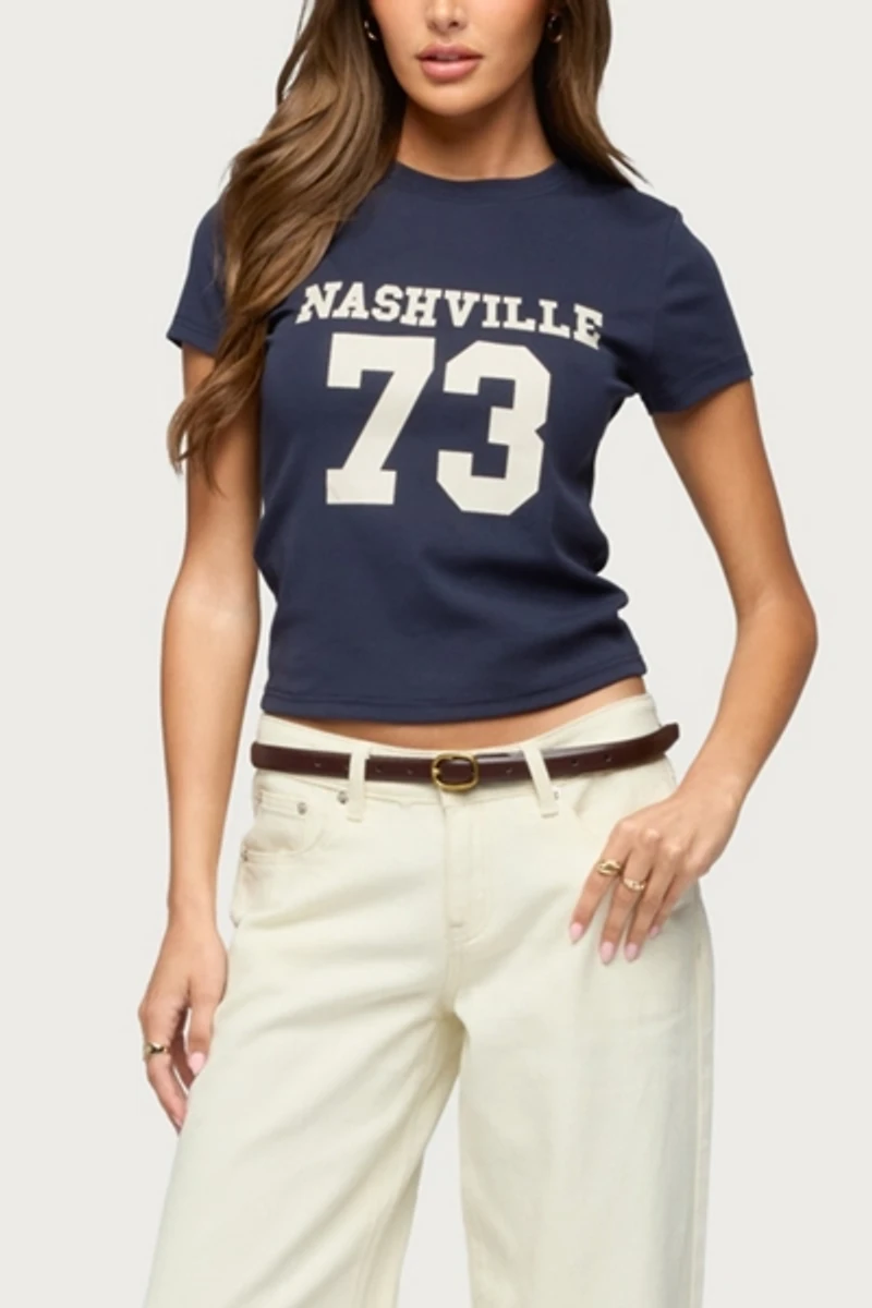 Edikted Nashville T Shirt