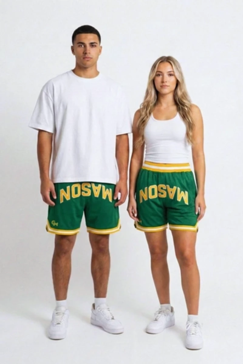 Upside George Mason Patriots Varsity Mesh Shorts