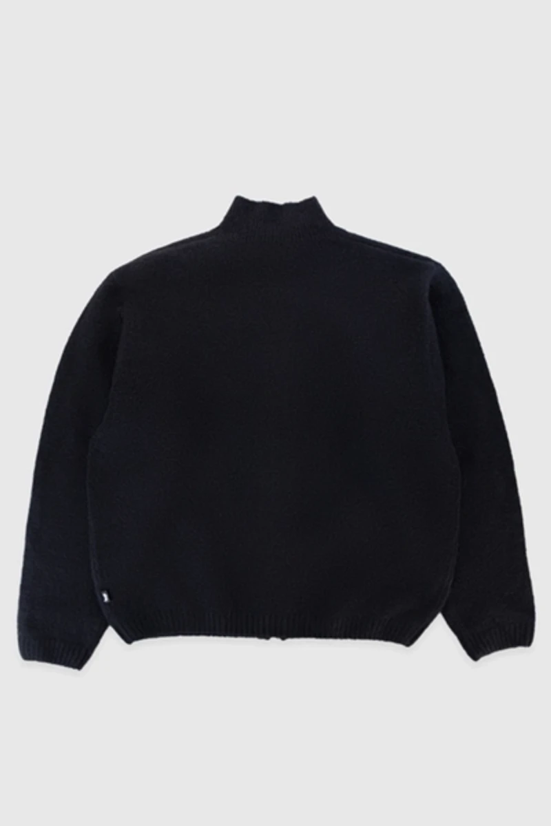 Stussy Brushed Mock Full Zip Sweater