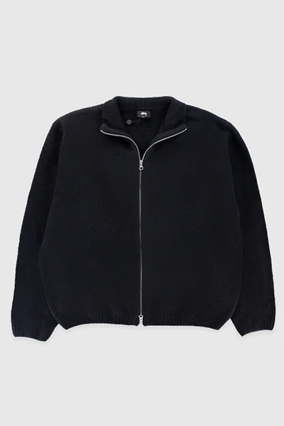 Stussy Brushed Mock Full Zip Sweater
