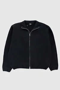 Stussy Brushed Mock Full Zip Sweater