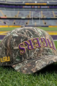 Upside Louisiana State University Tigers Camo Hat