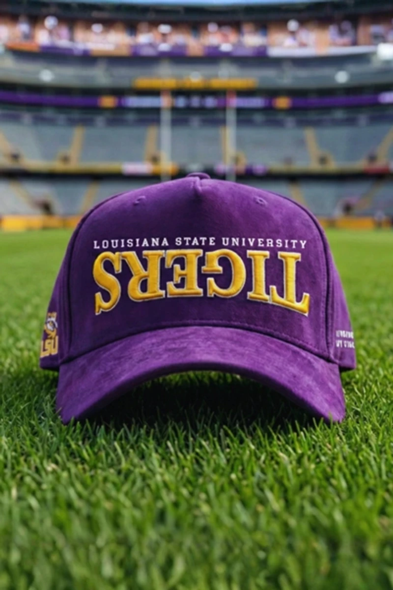 Upside Louisiana State University Tigers Faux Suede Hat