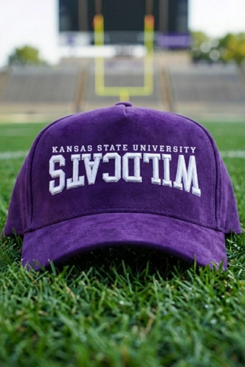 Upside Kansas State University Wildcats Faux Suede Hat