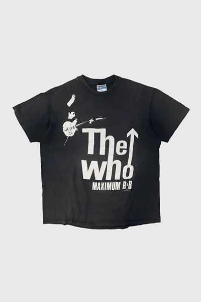 Vintage 1989 The Who Maximum R&B Graphic T-Shirt