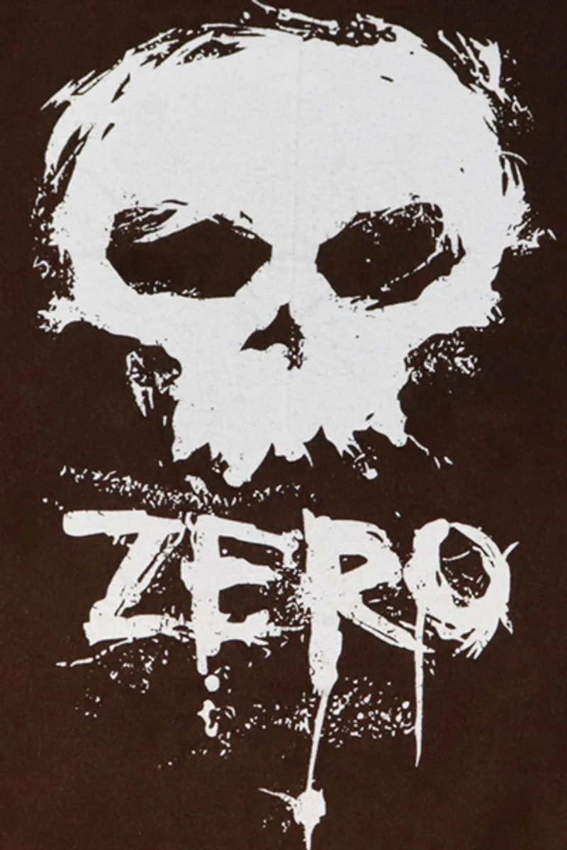 Vintage Zero Skull Graphic T-Shirt