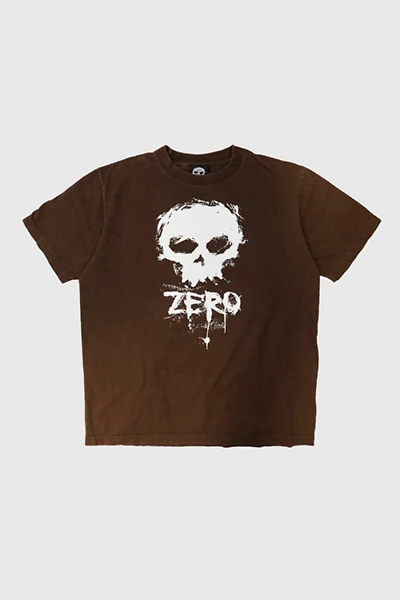 Vintage Zero Skull Graphic T-Shirt