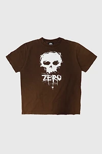 Vintage Zero Skull Graphic T-Shirt
