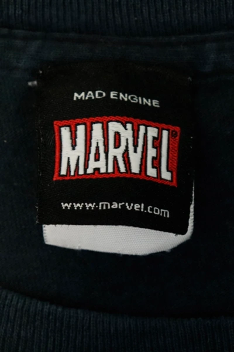 Vintage Marvel Mad Engine Superheroes Graphic T-Shirt