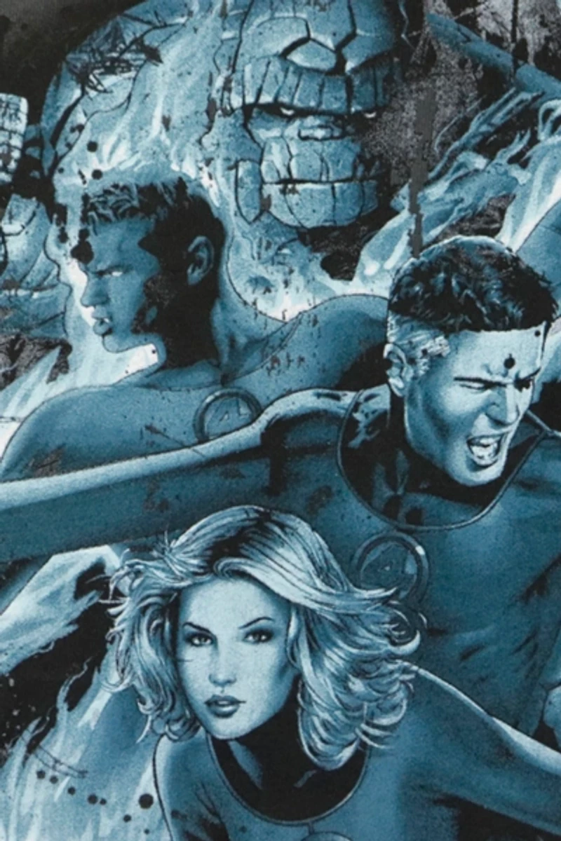 Vintage Marvel Mad Engine Fantastic Four Graphic Tee