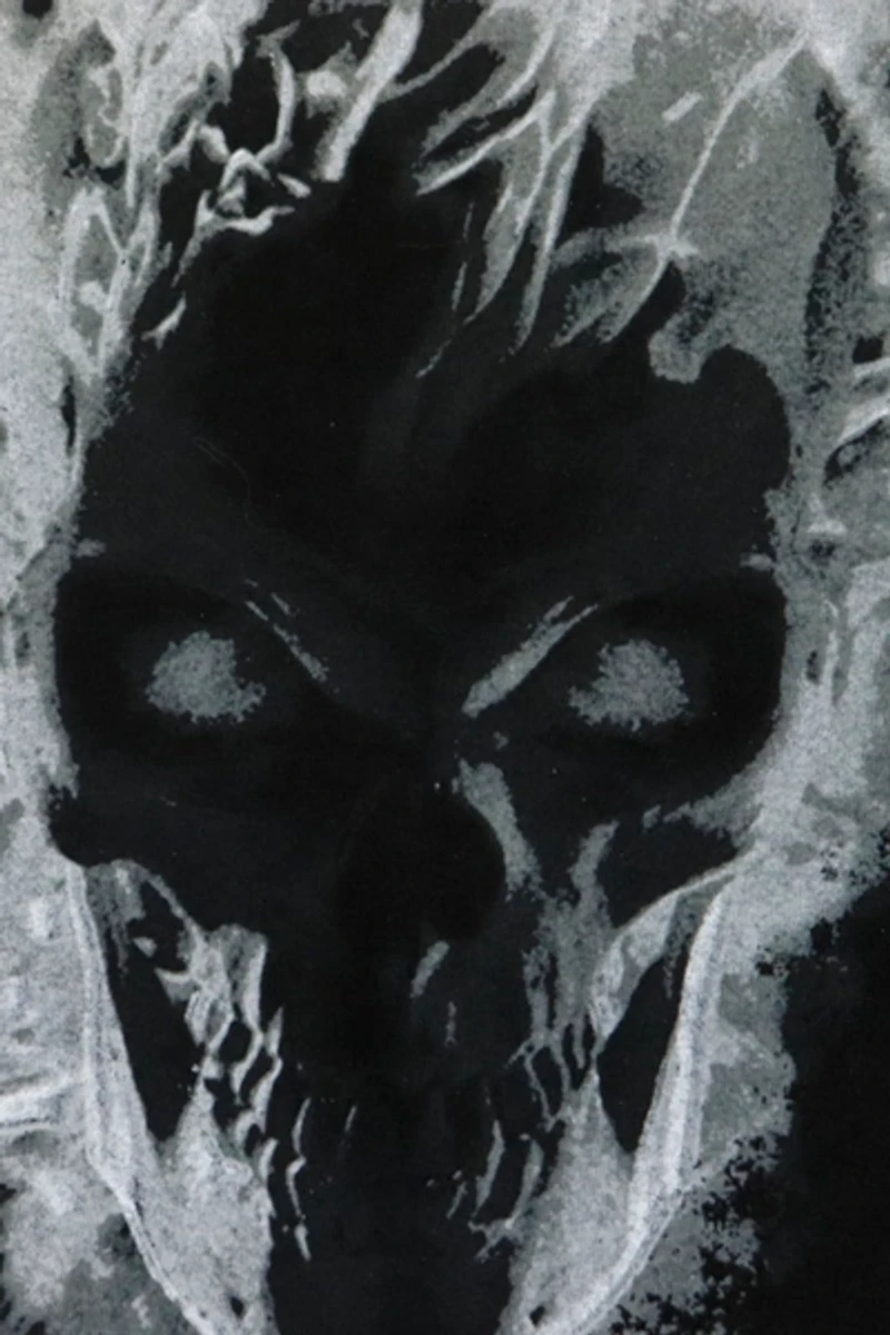 Vintage Marvel Mad Engine Ghostly Skull Graphic T-Shirt