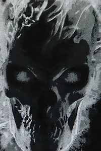 Vintage Marvel Mad Engine Ghostly Skull Graphic T-Shirt