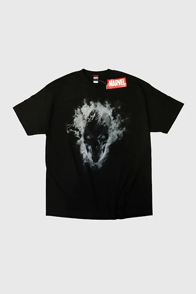 Vintage Marvel Mad Engine Ghostly Skull Graphic T-Shirt