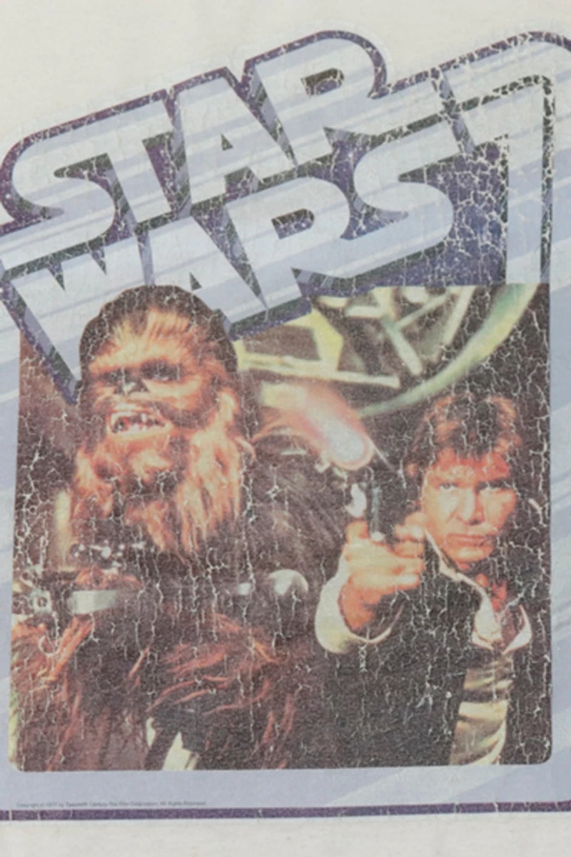 Vintage 70s Star Wars Ringer Graphic T-Shirt