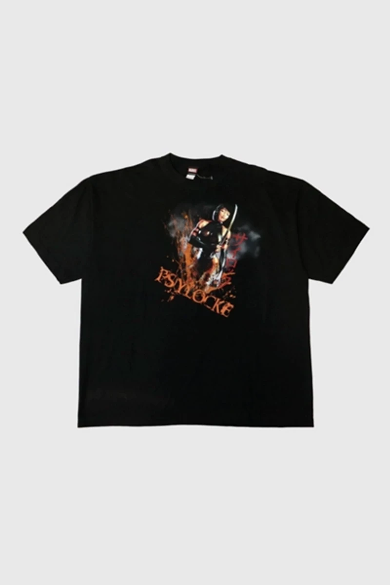 Vintage 2007 Marvel Mad Engine Psylocke Graphic T-Shirt