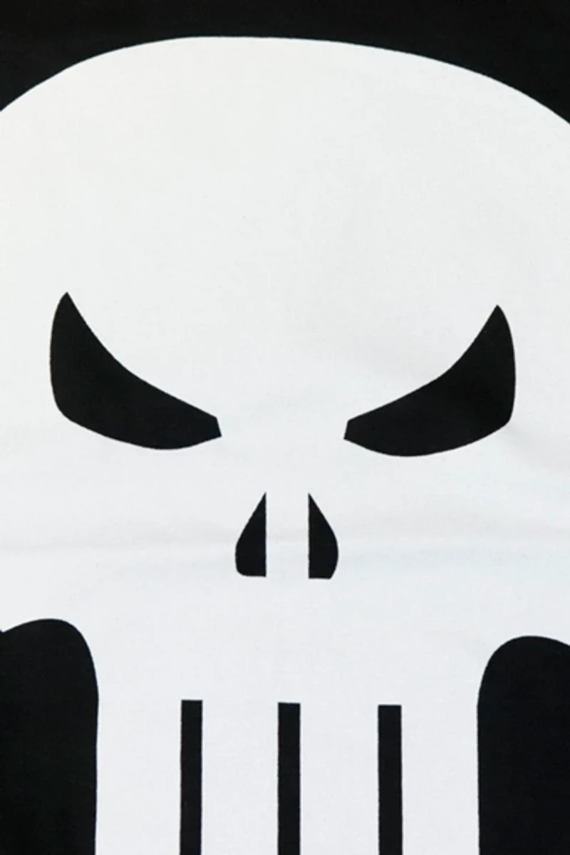 Vintage Marvel Mad Engine Punisher Skull Graphic T-Shirt