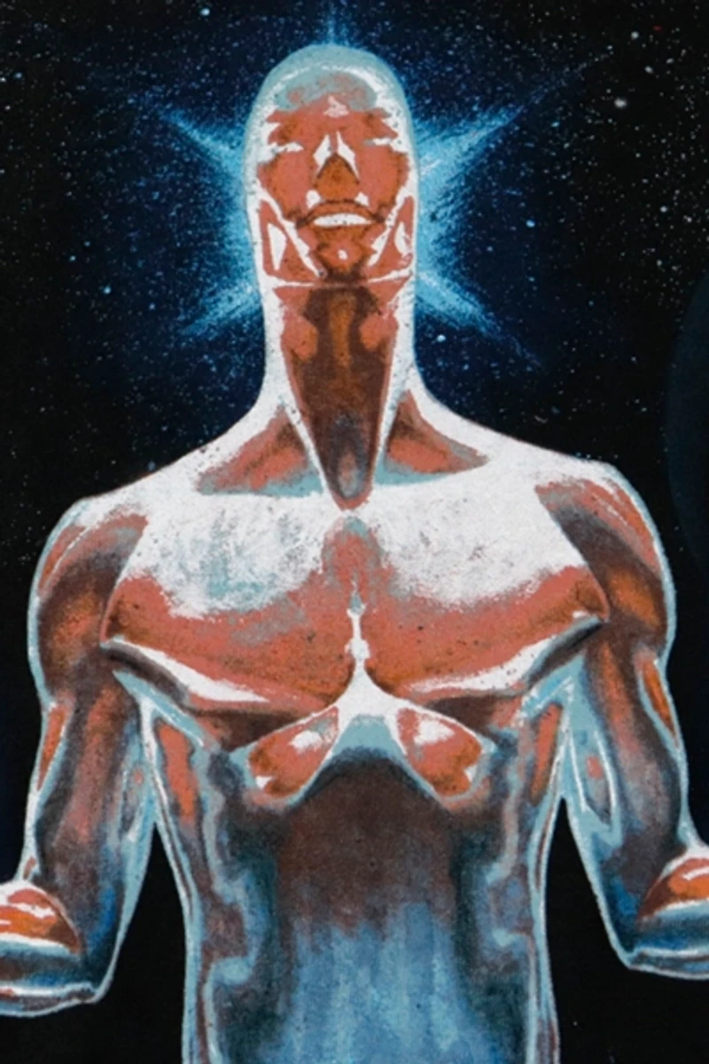 Vintage 2007 Marvel Mad Engine Cosmic Superhero Graphic T-Shirt