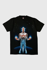 Vintage 2007 Marvel Mad Engine Cosmic Superhero Graphic T-Shirt