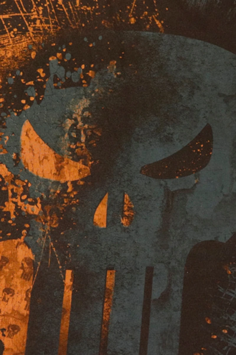 Vintage Marvel Mad Engine Punisher Graphic T-Shirt