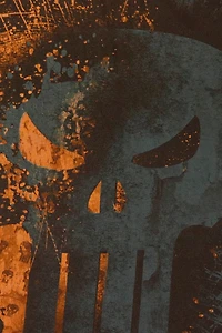 Vintage Marvel Mad Engine Punisher Graphic T-Shirt