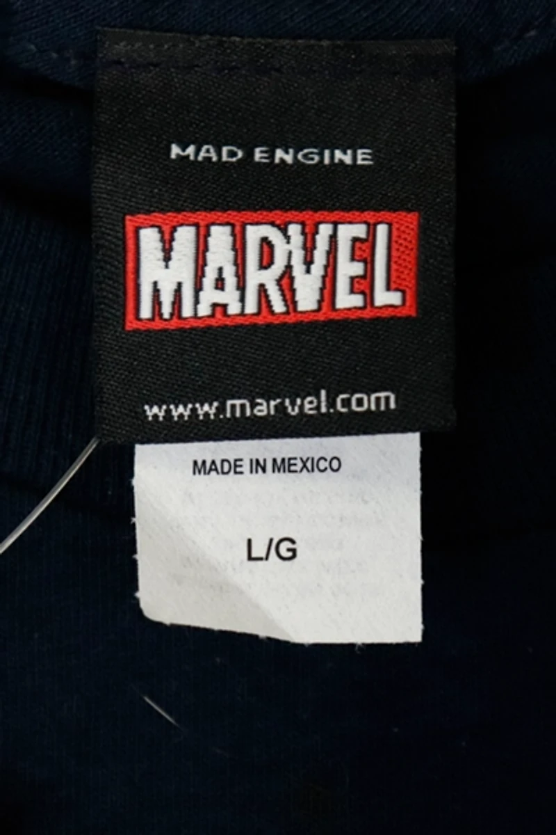 Vintage 2011 Marvel Mad Engine Superhero Graphic T-Shirt