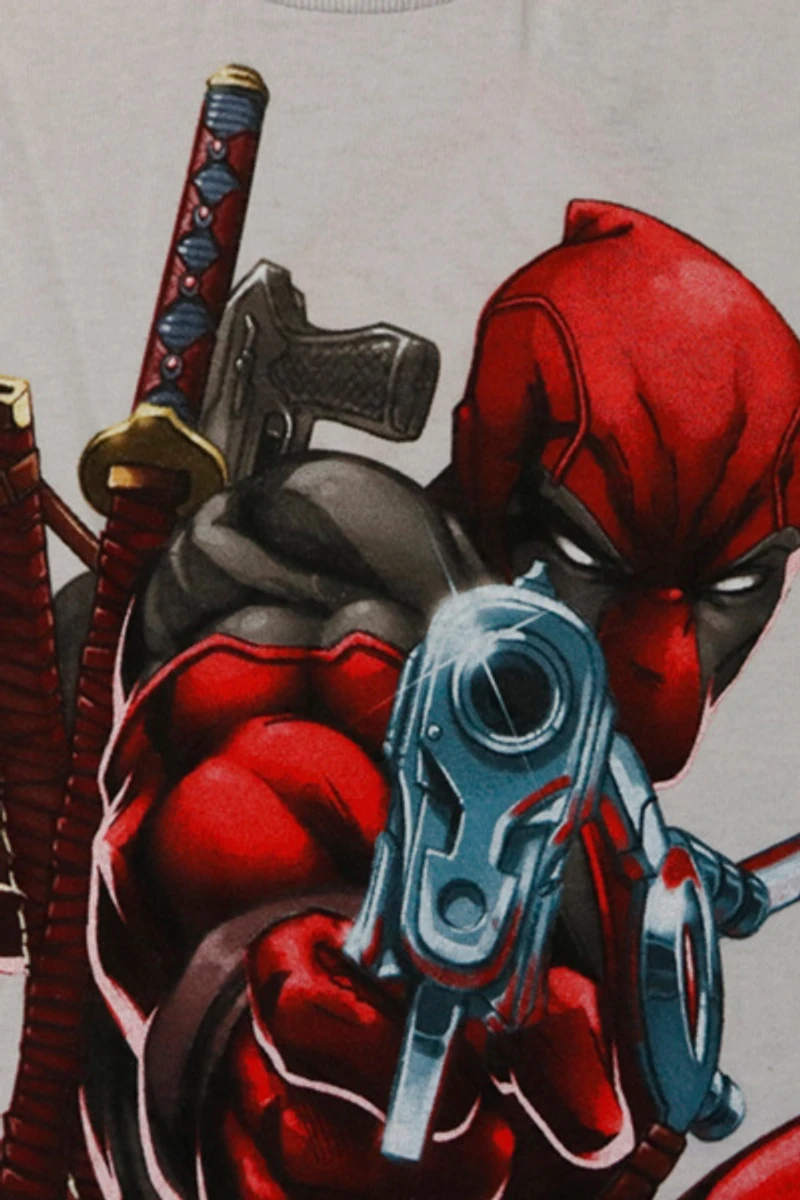 Vintage Marvel Mad Engine Deadpool Graphic T-Shirt