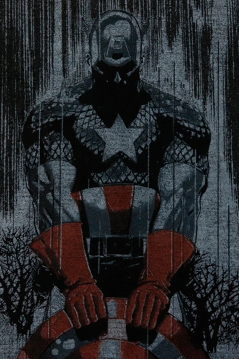 Vintage 2012 Marvel Mad Engine Captain America Graphic T-Shirt