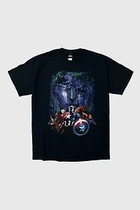 Vintage Marvel Mad Engine Superheroes Graphic T-Shirt