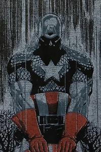 Vintage 2012 Marvel Mad Engine Captain America Graphic T-Shirt 001